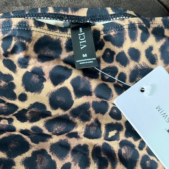NWT Vici Leopard Print High Waist Bikini sz M - Picture 4 of 4